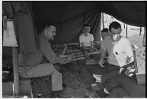 Scouts in tent